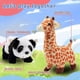 thumbnail image 4 of Walking Giraffe Interactive Electronic Pet Plush Jirafa Toy With Sounds And Movements Animated Shaking Tail Gift For Toddlers Birthday, Brown, 9' Banm, 4 of 5