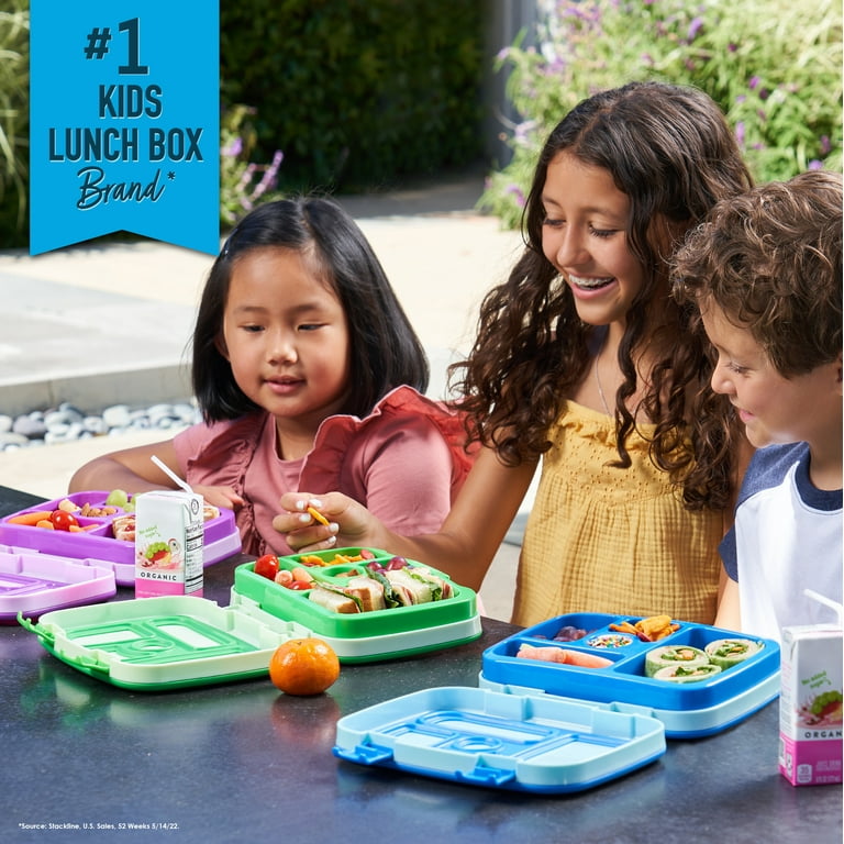 Bentgo Kids Leak-Proof, 5-Compartment Bento-Style Kids Lunch Box - Ideal  Portion Sizes for Ages 3 to 7, BPA-Free, Dishwasher Safe, Food-Safe  Materials