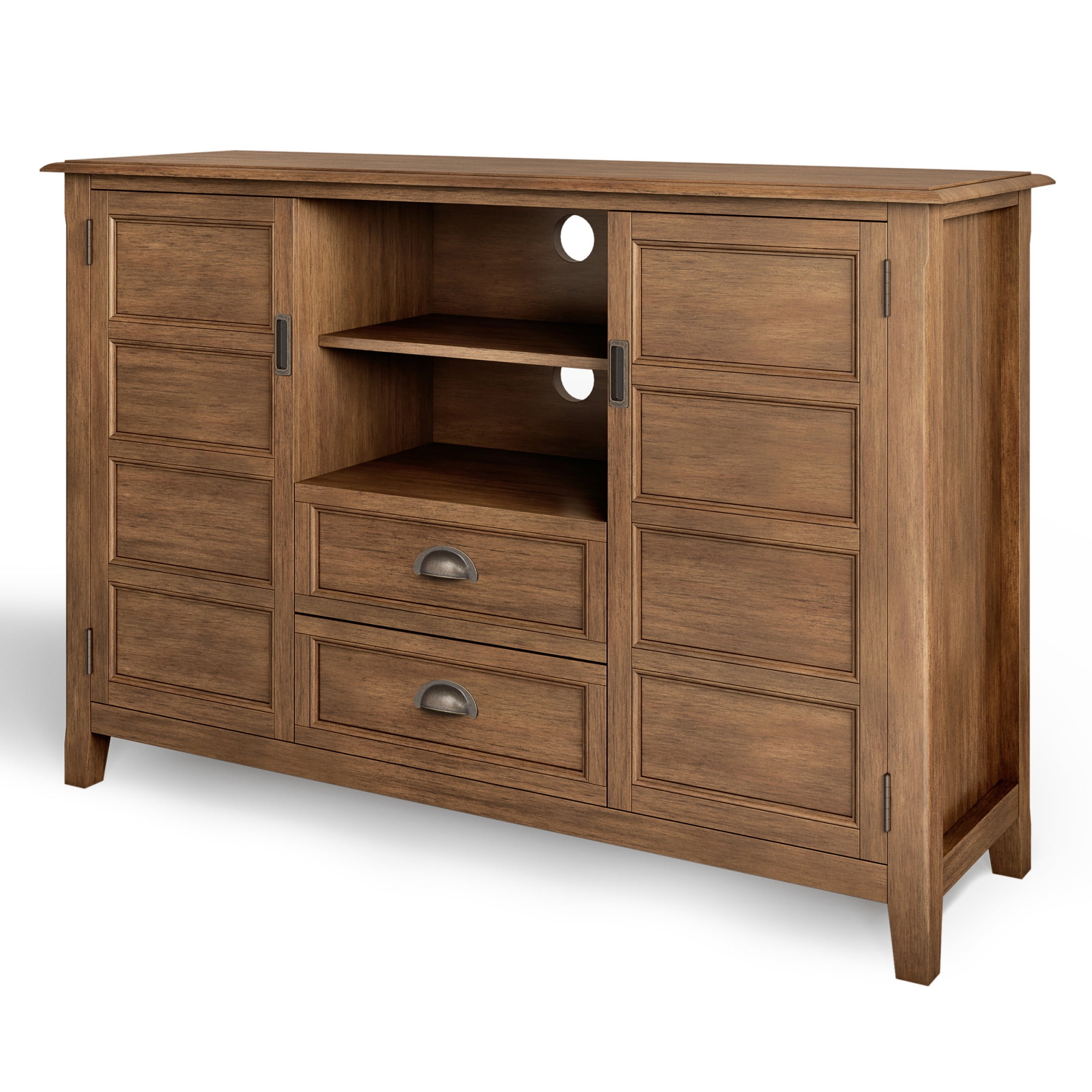 Brooklyn + Max Berkshire Solid Wood 54 inch Wide Traditional TV Media