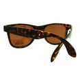 thumbnail image 4 of Folding Foldable Sunglasses Classic Square Frame Unisex Fashion Tortoise, 4 of 5
