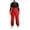 Red, variant on Wancir Mens Snowboard Bibs Overalls Insulated Baggy Ski Pants Waterproof Windproof for Snow Sports for Skiing Snowboarding