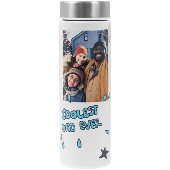 17 oz Stainless Steel Matte Water Bottle