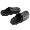 thumbnail image 2 of Zapatillas de punta cerrada con suela alta, ligeras, de EVA, cómodas, informales, de verano, para enfermeras y doctoras, color negro 39, 2 of 15