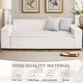 thumbnail image 3 of Topchances Velvet Couch Covers for Pets, Sofa Protector for Dogs Cats, Plush Quilted Couch Protective Cover, Pet Bed Mat Couch Cover (Light Gray, 28x70 in), 3 of 9