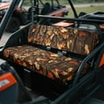 thumbnail image 3 of Uorisanigo UTV Bench Seat Cover Set Fit for Mule 3000 3010 3020 4000 4010 2001-2024, Dustproof Maple Leaf Camo Hunting Mule Padded Protector Replacement UTV Accessories Full Protection, 3 of 7
