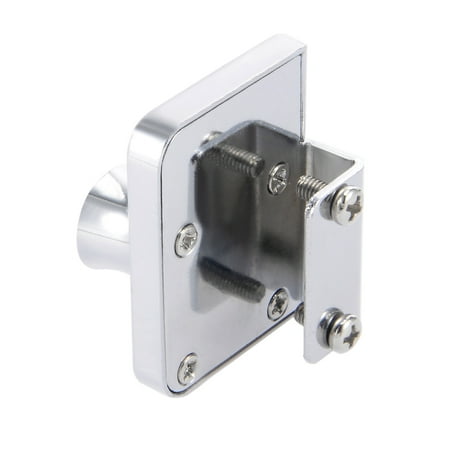 Zinc Alloy Chrome Finish Display Glass Cabinet Lock Fit 3 8mm