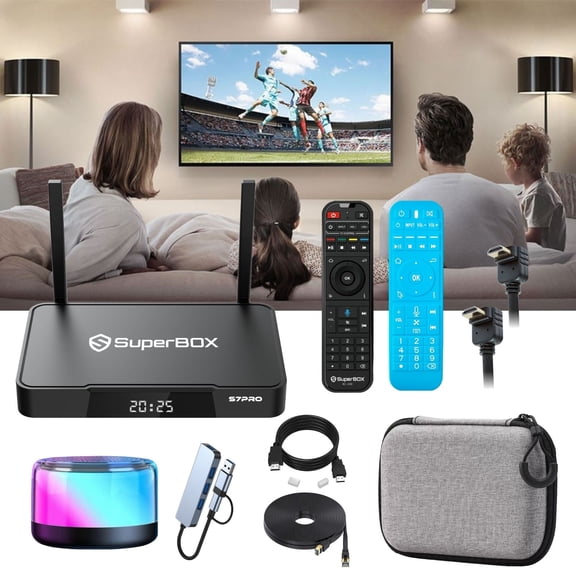 Superbox S7 Pro New Upgraded TV BOX Black