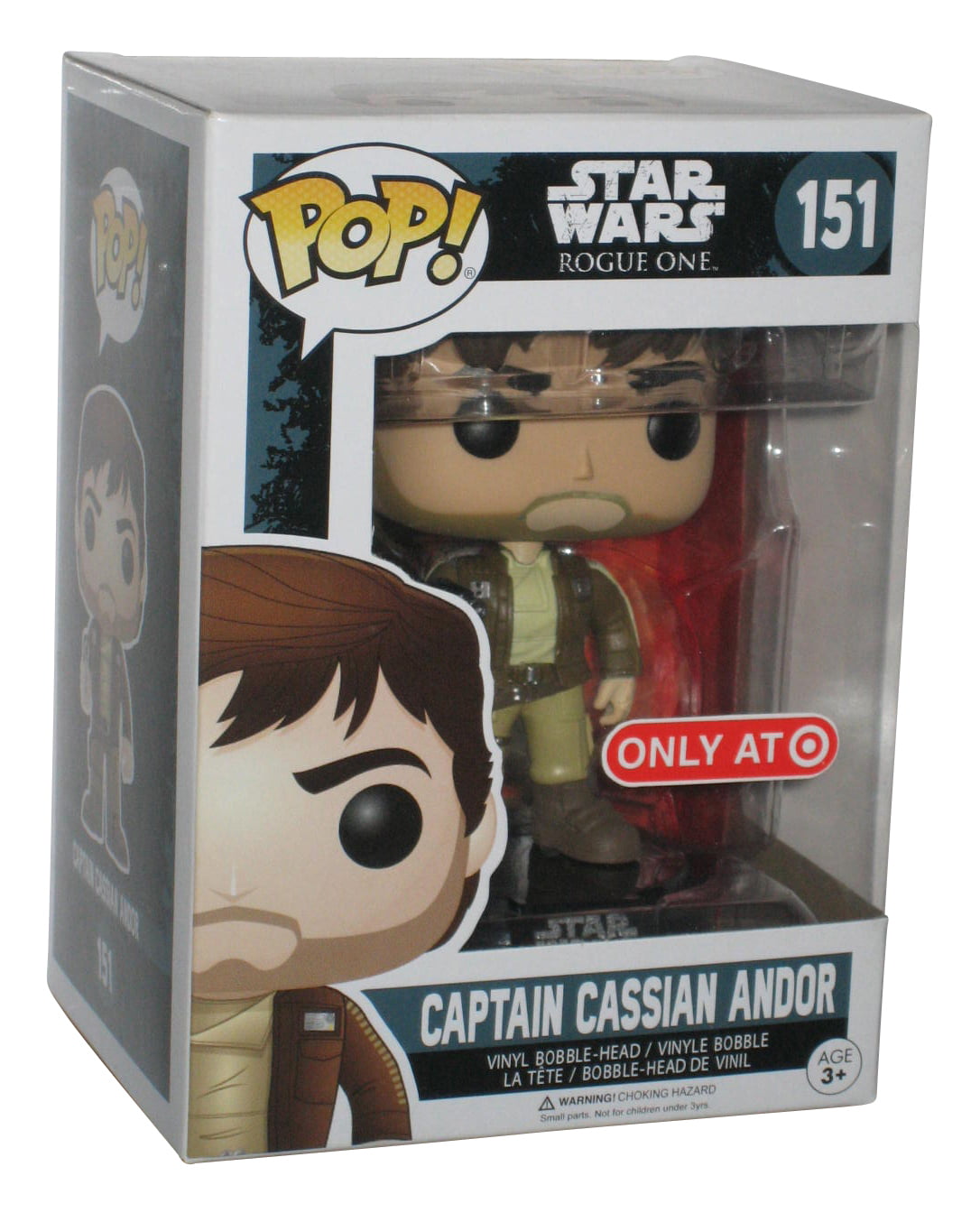 Star Wars Captain Cassian Andor Vinyl Figure Toy Funko Pop