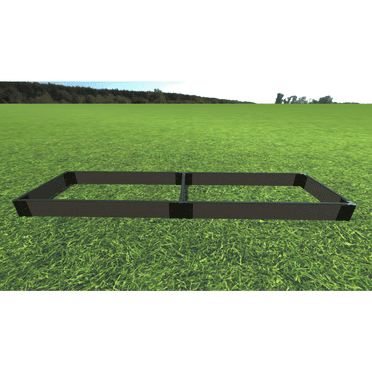 Frame It All Weathered Wood 2' X 8' X 5.5" Raised Garden Bed - 1" Profile