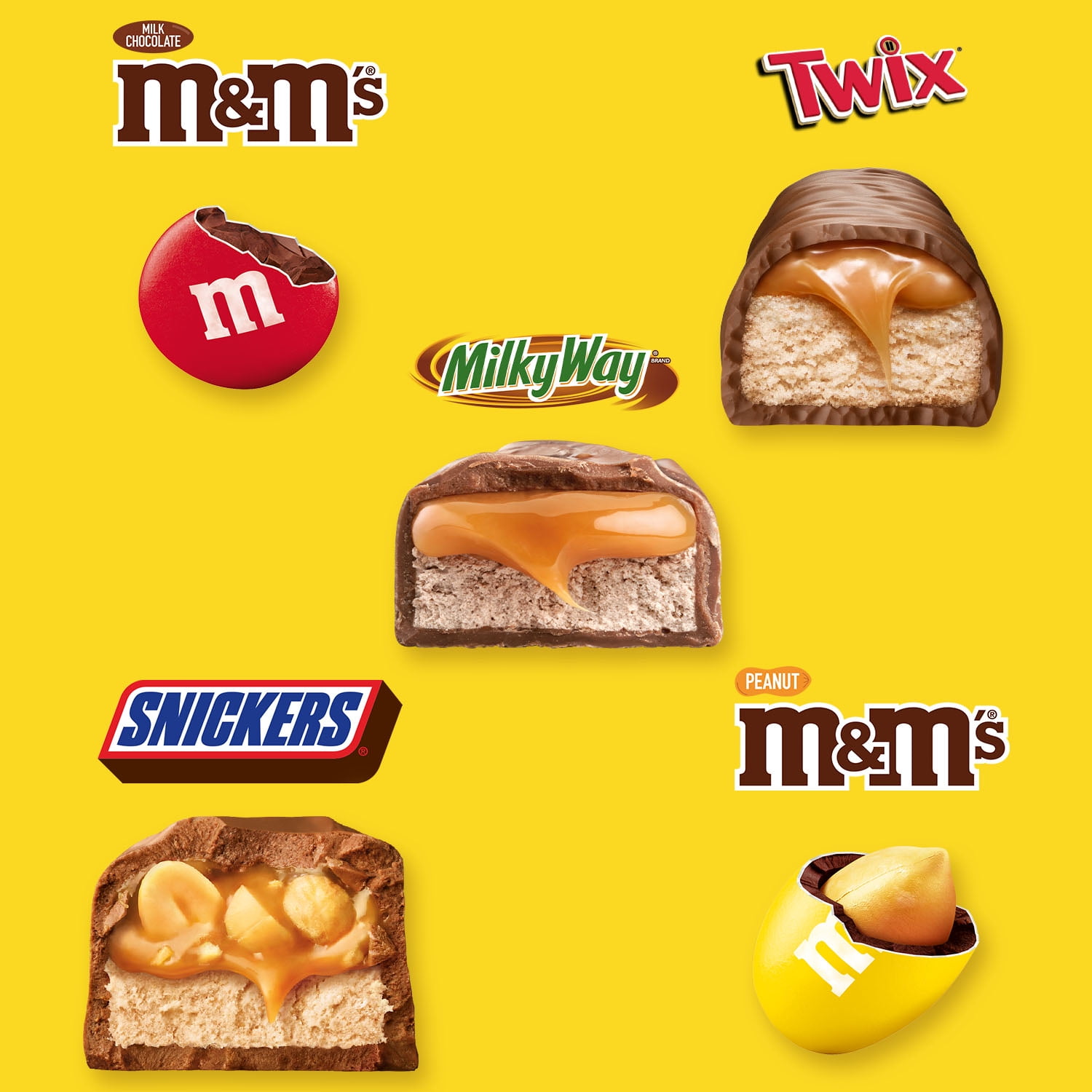 スニッカーズ ディスプレイ 90s Snickers 新品 m&Ms I08b M&M's, Snickers, Twix & Milky Way Chocolate Candy Assortment - 90