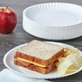 Great Value Uncoated, Microwave Safe, Disposable Paper Plates, 9