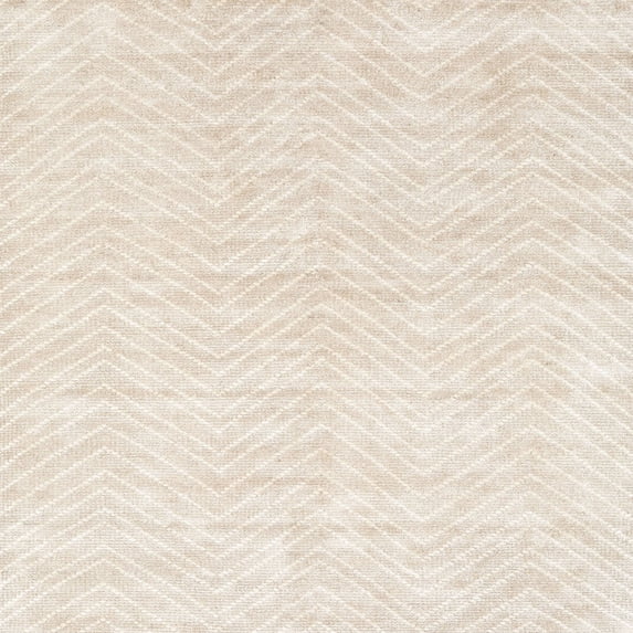 Ahgly Company Machine Washable Indoor Square Contemporary Champagne Beige Area Rugs, 6' Square