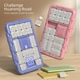 thumbnail image 3 of Purple Smart Hua Rong Dao Sliding Puzzle: Educational Logic Game for Kids 3-6, Enhances Cognitive Skills & Hand-Eye Coordination, Durable Plastic, Interactive Early Learning Toy, Wholesale for, 3 of 6