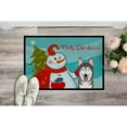 thumbnail image 2 of Carolines Treasures BB1838MAT Snowman With Alaskan Malamute Indoor & Outdoor Mat- 18 x 27 in., 2 of 2