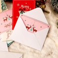 thumbnail image 3 of Tarjeta de felicitación de Navidad para niños, sobre de tarjeta de mensaje de dibujos animados, Pequeño Deseo de cumpleaños, pareja hecha a mano, bricolaje, 6 piezas, 3 of 3