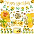 thumbnail image 1 of Decoración de fiesta JCOOS Sunflower Birthday para mujeres y niñas, 1 of 7