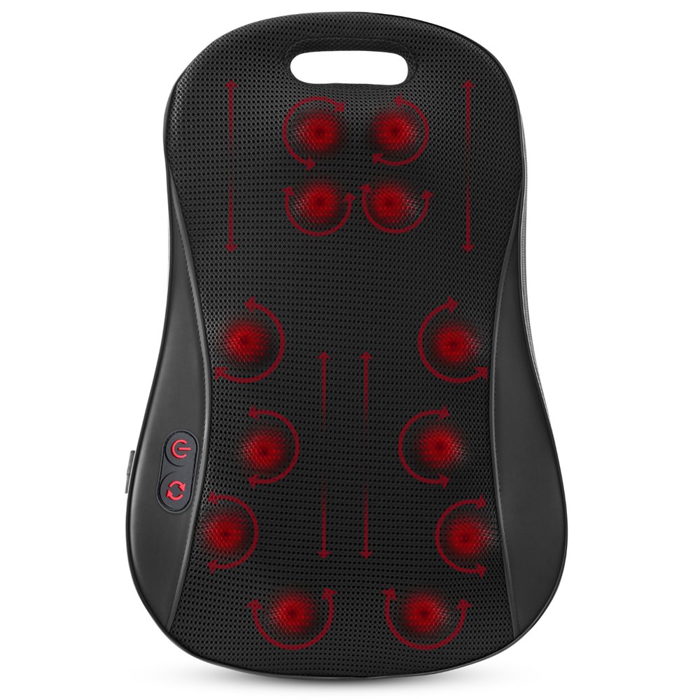 Belmint Full Back Massager with Heat, 12 DeepKneading Massage Nodes