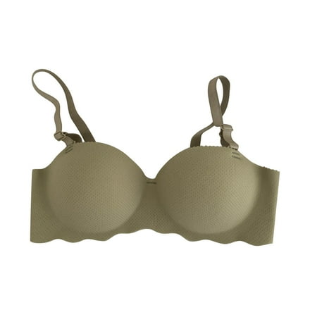 Yubnlvae Nursing Bra ( Green A B C D ) Super Gather Bra Soft Comfortable Gather Bra Wireless up Bra Lift Bra Women Lingerie Everyday Sports Bras
