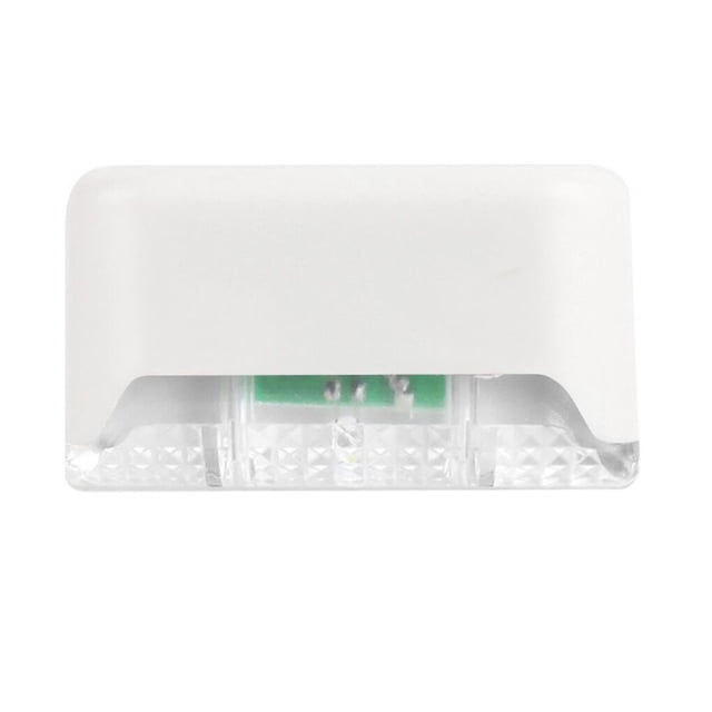 facefd 1/2/3/5 LED Solar Lamp Path Stair Outdoor Waterproof Wall Light Garden Landscape white shell white LED 1 Pc