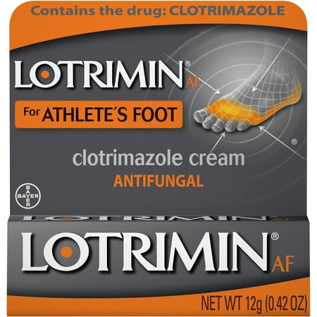 Lotrimin AF Athlete's Foot Antifungal Cream, 0.42 Ounce (Best Antifungal Cream In India)