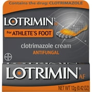 Lotrimin AF Athlete's Foot Antifungal Cream, 0.42 Ounce Tube