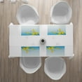 thumbnail image 3 of Ambesonne Floral Place Mats Set of 4, Flowers Bud Blossom Art, Standard Size, Yellow Brown Blue, 3 of 4