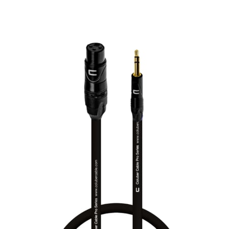 Coluber Cable Balanced XLR Female to 3.5 TRS Male - Audio Microphone Cable