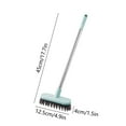 thumbnail image 3 of Floor Scrub Brush with Long Handle, 2 in 1 Scrape and Brush, Stiff Bristles for Cleaning Bathroom, Patio, Garage, Kitchen, Deck, Tile, 3 of 6