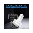 thumbnail image 2 of Car charger, One tow two, Cigarette plug, Fast charging, 2 charging ports, PC flame retardant material, cigarette lighter, Multi-function, 1pc, 2 of 2
