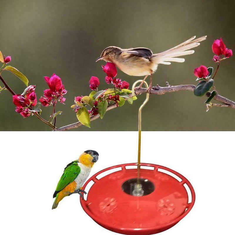Hanging Hummingbird Feeder with 6 Feeding Ports Yard Window Bird Gift