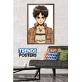 thumbnail image 2 of Attack on Titan - Eren Wall Poster, 22.375" x 34", Framed, 2 of 3