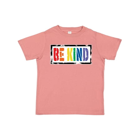 

Inktastic Be Kind Stencil Lgbt Rainbow Boys or Girls Toddler T-Shirt