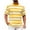 Khaki, variant on Men's Oversized T Shirts Striped Printed Graphic Tee Casual Loose Short Sleeve Crew Neck Shirt
