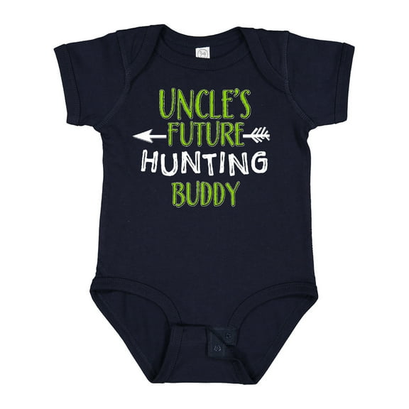 Inktastic Uncles Future Hunting Buddy Boys or Girls Baby Bodysuit