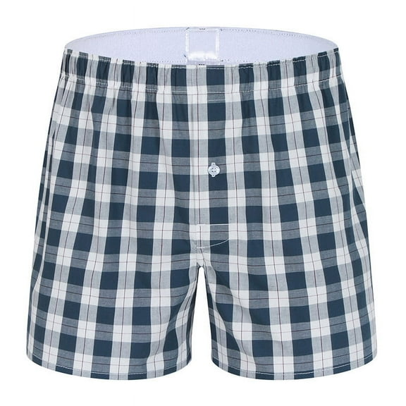 Jacenvly 2024 New Summer Mens Shorts Men Casual Plaid Solid Elastic Waist Cotton-Crepe Home Pants Shorts Breathable Swim Trunks Gray
