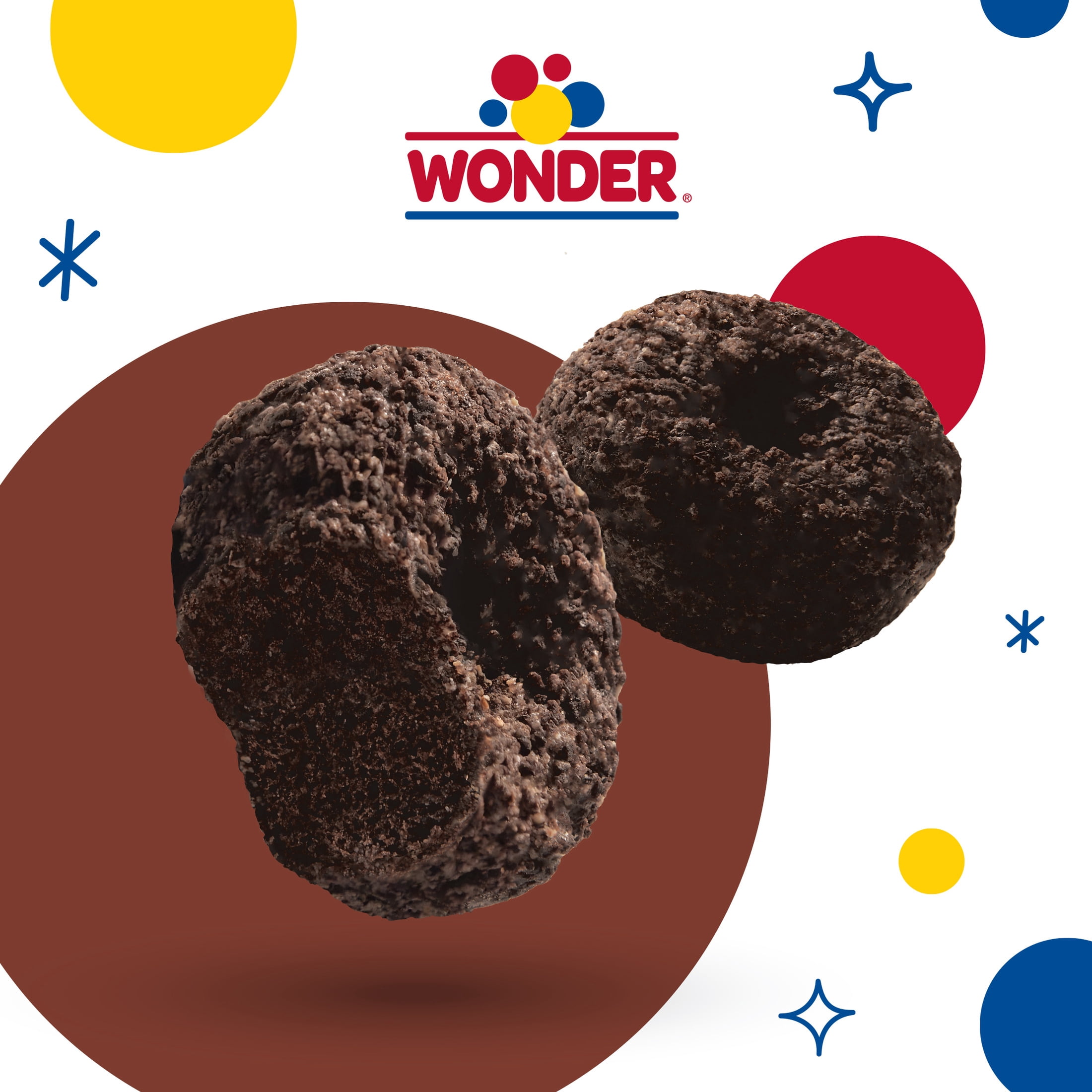 Wonder Brownie Crunch Mini Donuts, Shareable Donuts, 9.5 oz Bag