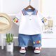 thumbnail image 1 of Conjunto de polo para niños, camiseta de manga corta de moda, ropa de verano para niños, conjunto deportivo de dos piezas, 1 of 5