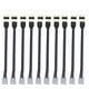 thumbnail image 2 of Xihbxyly Conector para Tira Led Rgb, Cable Macho-Hembra de 10 Mm y 4 Pines, Fácil de Instalar para Tiras Rgb 5050 3528, Conector Rápido para Proyectos Led, Paquete de 10, 16 Cm de Largo., 2 of 7