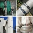 thumbnail image 5 of Abrazaderas de Manguera con Flejes+30 Sujetadores Abrazaderas de Banda de Acero Inoxidable para Bricolaje Kit Surtido de Abrazaderas de Manguera con Engranaje Helicoidal Ajustable, 5 of 5