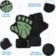 thumbnail image 4 of (Upgraded) Workout Gloves with Built-in Elastic Wrist Wraps & Open Back - Ventilated - Silicon Padded - Fingerless, Gym Fitness & Hand Support, 4 of 4