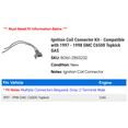 thumbnail image 2 of Ignition Coil Connector Kit - Compatible with 1997 - 1998 GMC C6500 Topkick GAS, 2 of 2