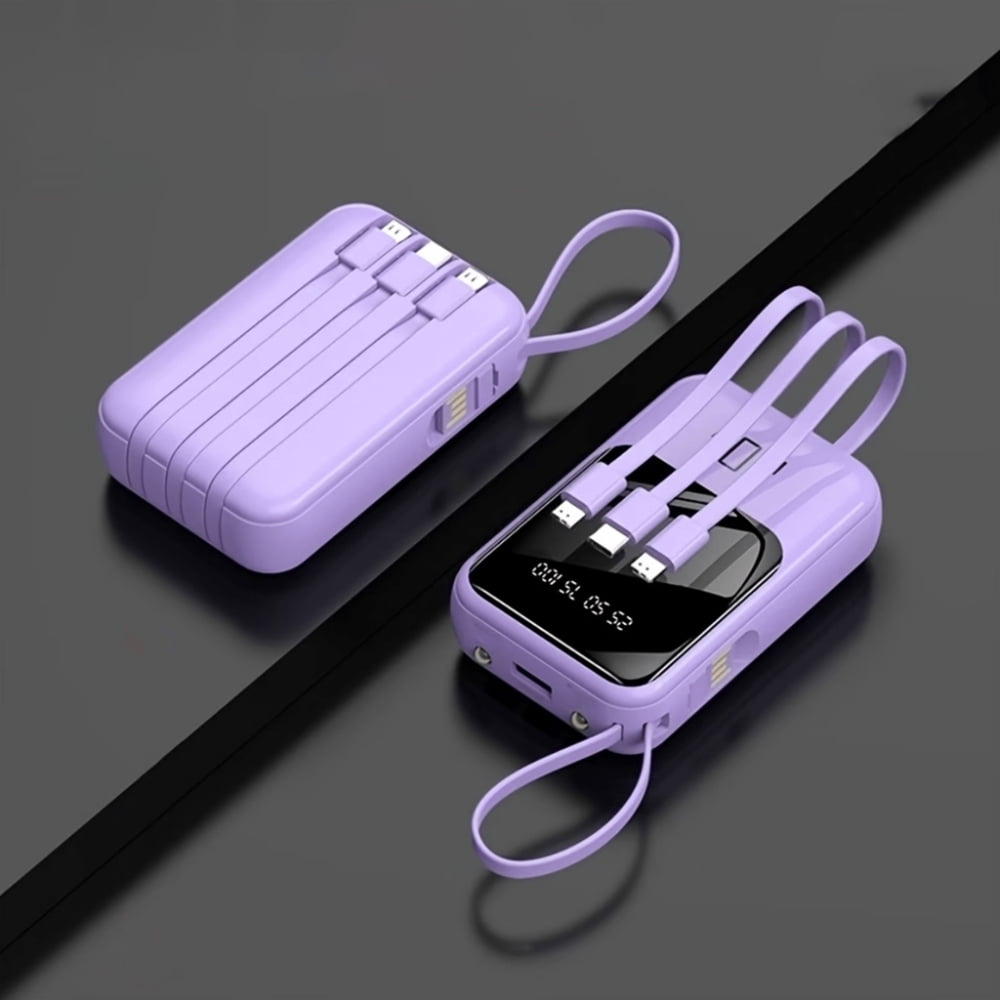 2pcs 20000mAh Power Bank, 20W Fast Charging Slim Portable Charger with LED Display, Large Capacity External Battery Pack for Phone, Holiday Gifts
