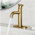 thumbnail image 2 of VIGO Cass Single Handle Single-Hole Bathroom Faucet Set with Deck Plate in Chrome, 2 of 7