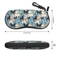 thumbnail image 2 of KLL Butterflys Print Eyeglass Case for Men & Women's Classy Travel Eyewear Holder Case Zipper Eyeglasses Case With Hook, 2 of 6