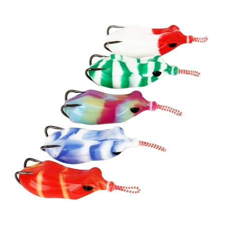 Ray Frogs Crankbait Lures Topwater Frogs Lures Set Fishing Lures with Hook