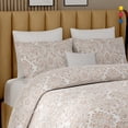 thumbnail image 3 of Color Sense 100% Cotton Printed Duvet Percale Set, Soft Feel, Lightweight & Breathable, 3-Piece Percale Set Queen Kalampur, 3 of 9