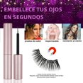thumbnail image 2 of Pestañas Postizas Magneticas, Kit de 10 Pares Magnéticas con Delineador Magnético y Pinzas, 3D Reutilizables Naturales Espejo, No Necesita Pegamento Rosado, 2 of 7