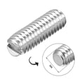 thumbnail image 3 of Unique Bargains Slotted Set Grub Screws, M4 Metric 304 Stainless Steel Flat Point Set Screw Assortment Kit 1set (100pcs), 3 of 5