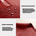 thumbnail image 5 of SPOORYYO Scandinavian Table Cover Napkin, Waterproof Oilproof Tablecloth Placemat, Solid Color Imitation Linen for Dining, 5 of 6
