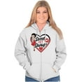 thumbnail image 5 of Betty Boop Sweet Yet Save Cute Sassy Zip Hoodie Sweatshirt Women Brisco Brands M, 5 of 6